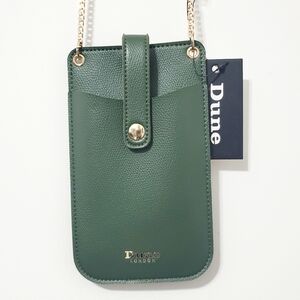Dune London Green Smartphone Crossbody Pouch Bag NEW